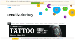 Desktop Screenshot of creativetorbay.com