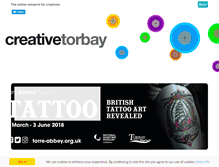 Tablet Screenshot of creativetorbay.com